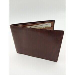 Vintage Oscar De La Renta By Bond Street Leather bi-fold Wallet MADE IN ITALY